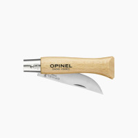 Couteau n°5 inox Opinel semi ouvert