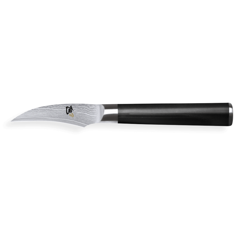 Couteau à éplucher bec d'oiseau 6cm DAMAS SHUN