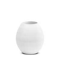 Vase rond en impressions 3D taille L blanc