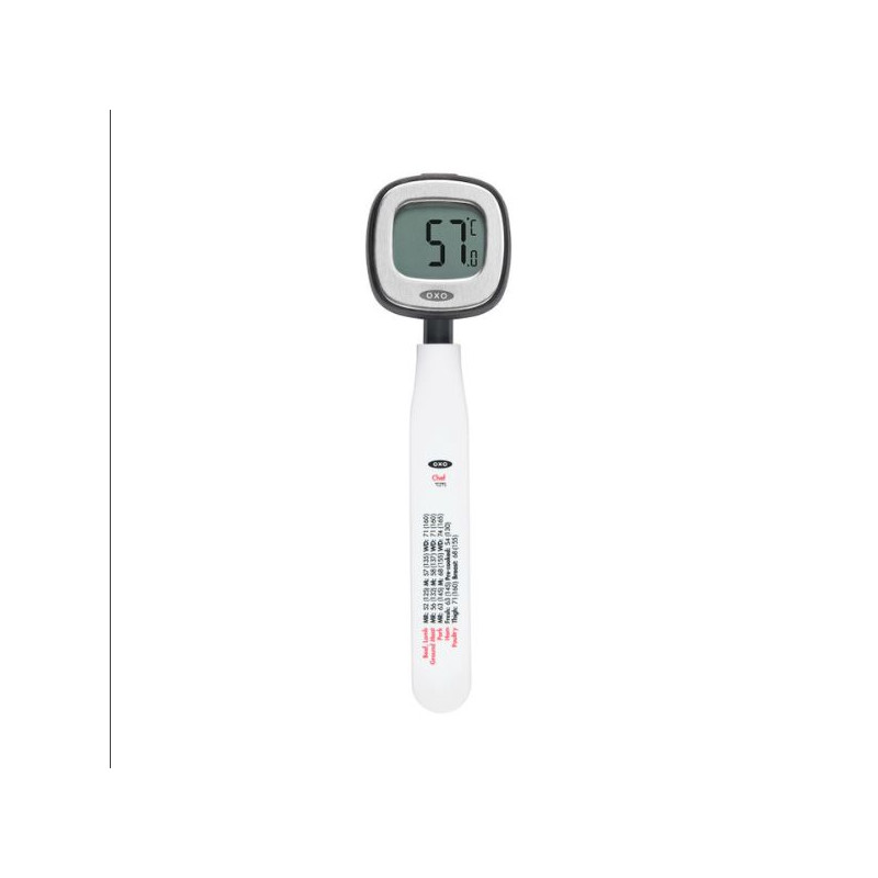 Thermomètre numérique de cuisine avec étui
