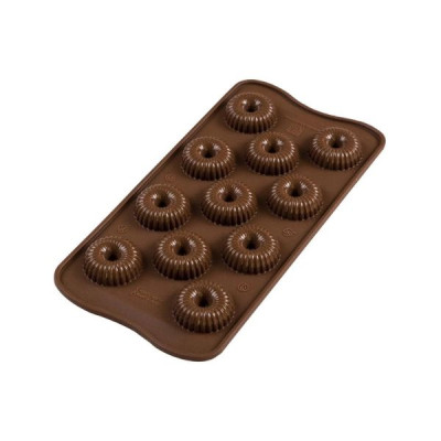 Dessous du moule en silicone pour chocolat Choco Crown