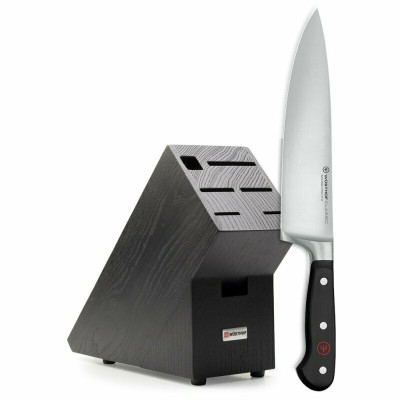 Coffret couteau de chef 20 cm + bloc noir