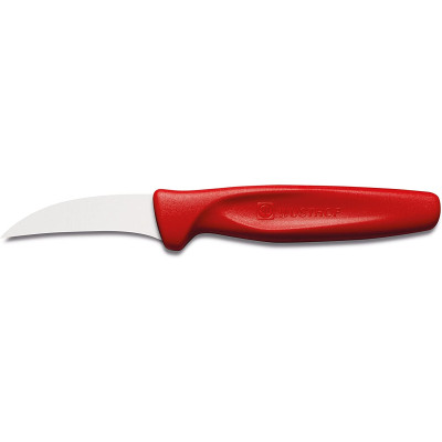 Couteau à éplucher COLORS 6 cm rouge